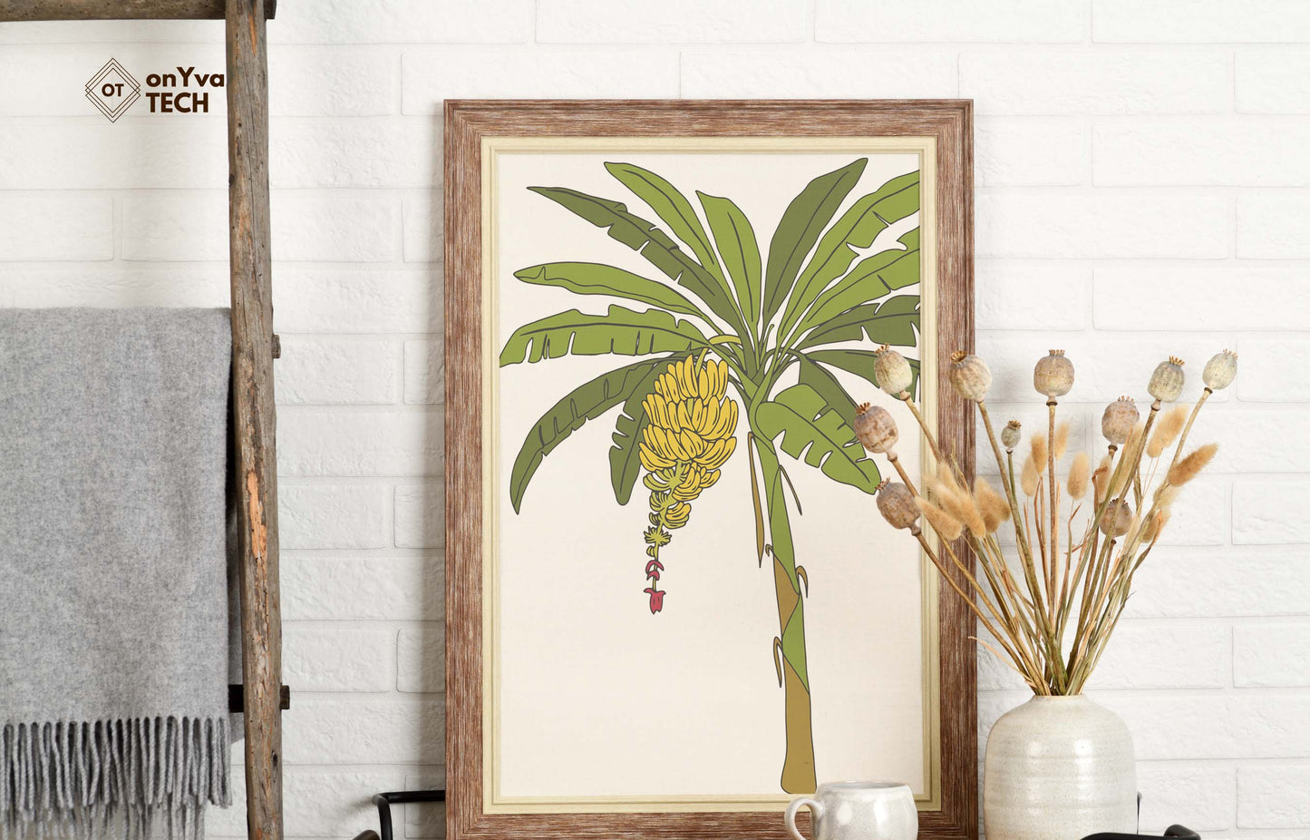 Banana Tree SVG PNG | Hawaiian Nature Clipart Bundle | Digital Download