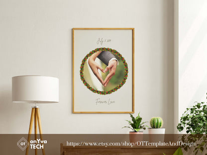 Ohia Lehua Lei | Hawaiian Frame PNG Bundle | Digital Download