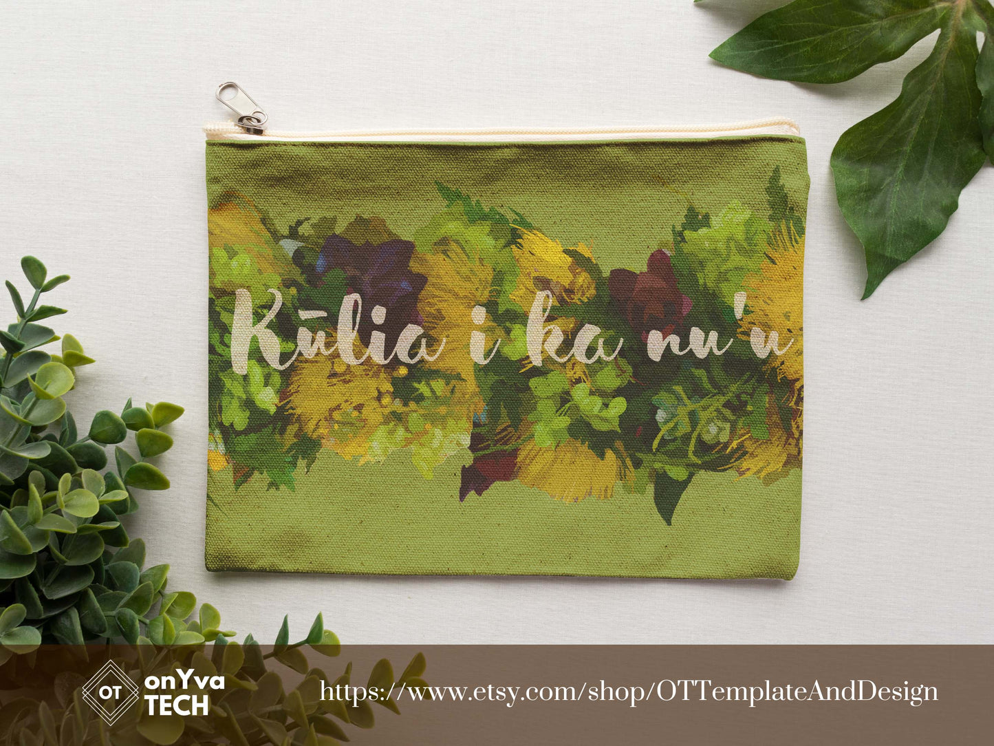 Ohia Lehua Lei | Hawaiian Frame PNG Bundle | Digital Download