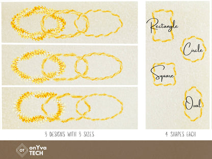 Puakenikeni Tricolor 3 Strand Twist Lei | Hawaiian Frame PNG Bundle | Digital Download