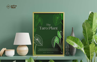 Taro Plant SVG PNG | Hawaiian Nature Clipart Bundle | Digital Download