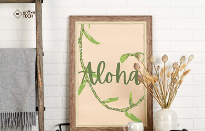 Ti Leaf Lei | Hawaiian PNG Decorative Element Set | Digital Download